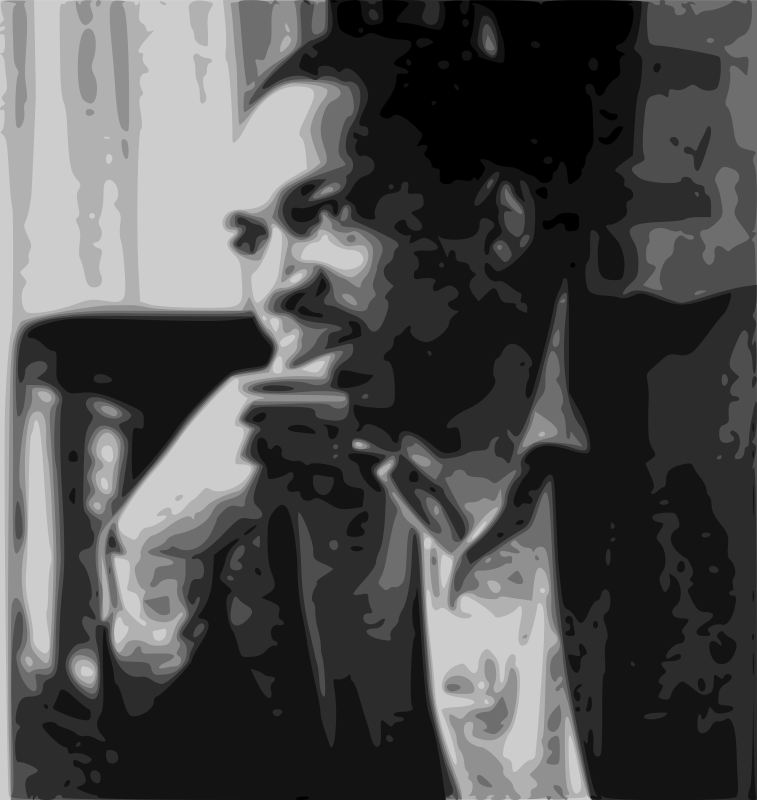 free vector John Coltrane portrait