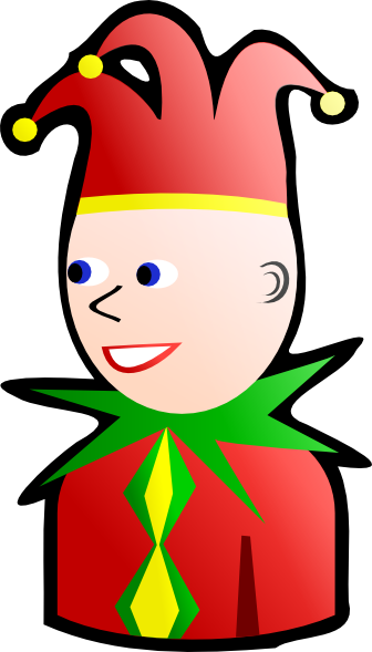 Download Joker Card Figure clip art (103968) Free SVG Download / 4 ...