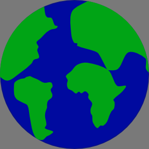 free vector Jonadab Earth With Continents Separated clip art