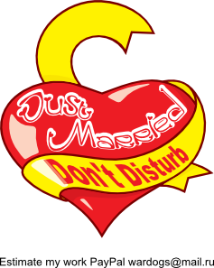 free vector Just Married Dont Distrub clip art