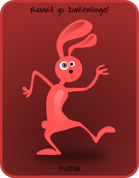 free vector Kablam Numu Rabbit clip art