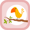 free vector Kablam Yellow Bird clip art