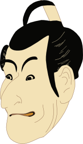 free vector Kabuki Actor clip art