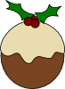 free vector Karderio Christmas Pudding clip art