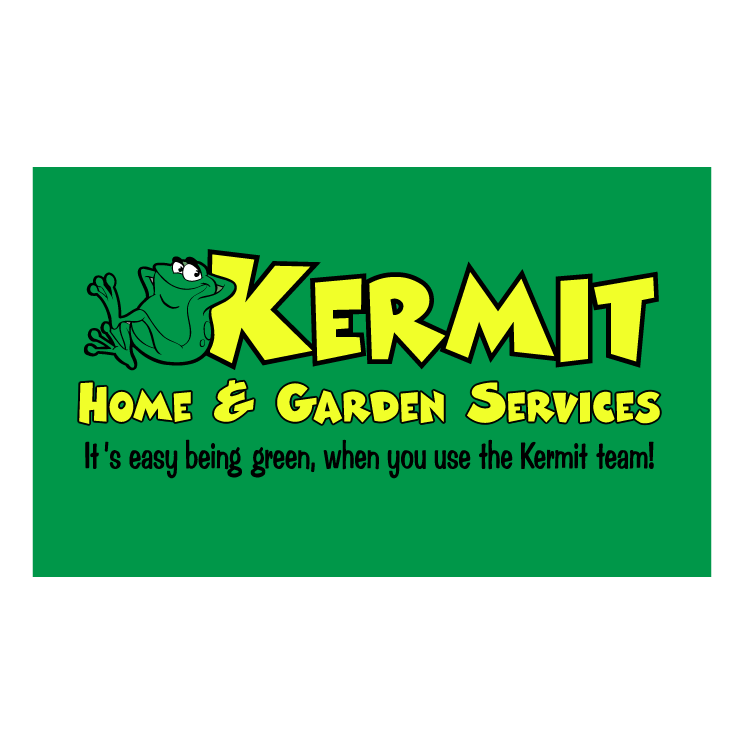 free vector Kermit home garden services