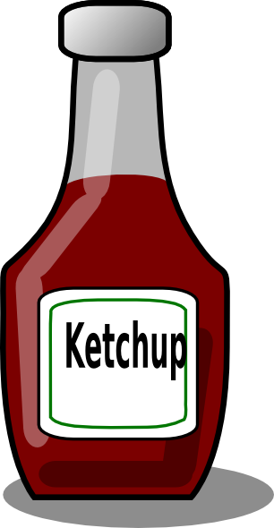 Ketchup Bottle Clip Art 112899 Free SVG Download 4 Vector