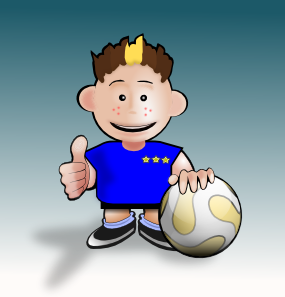 free vector Kid Soccer clip art