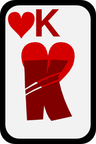 King Of Hearts clip art 105037 Free Vector / 4Vector