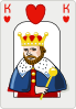 free vector King Of Hearts clip art