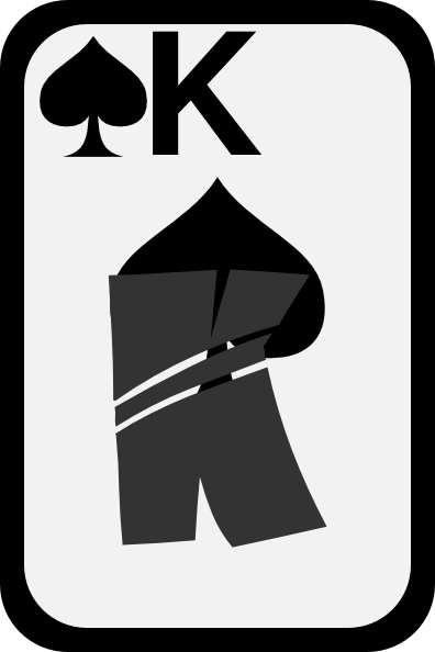 free vector King Of Spades clip art
