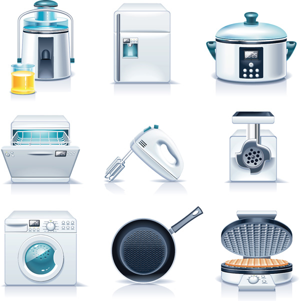 free vector Kitchen appliances vector