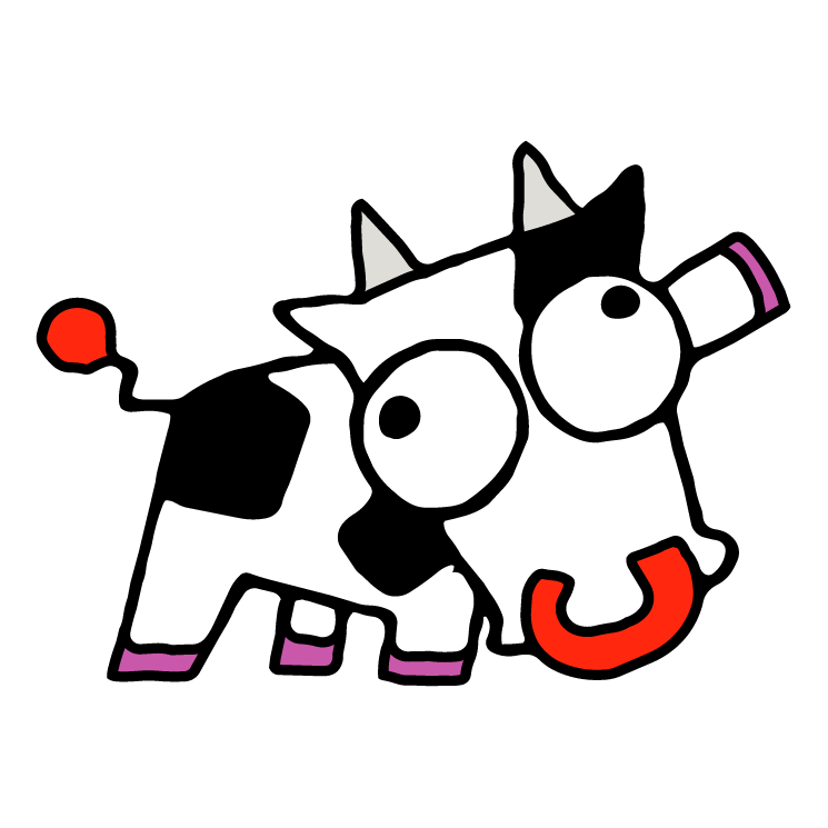 free vector Kooky cow
