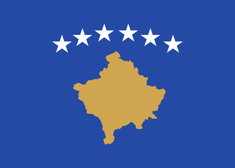 free vector Kosovo Flag