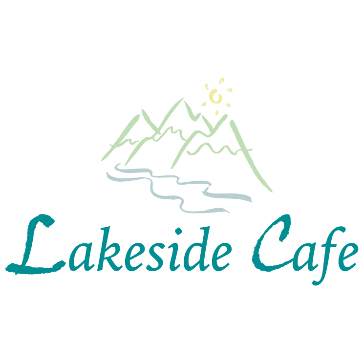 free vector Lakeside cafe