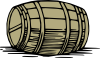 free vector Large Barrel clip art