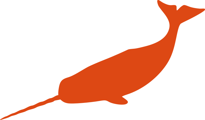 free vector Large narwhal