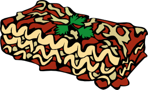 free vector Lasagna clip art