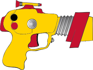 free vector Laser Ray Gun clip art
