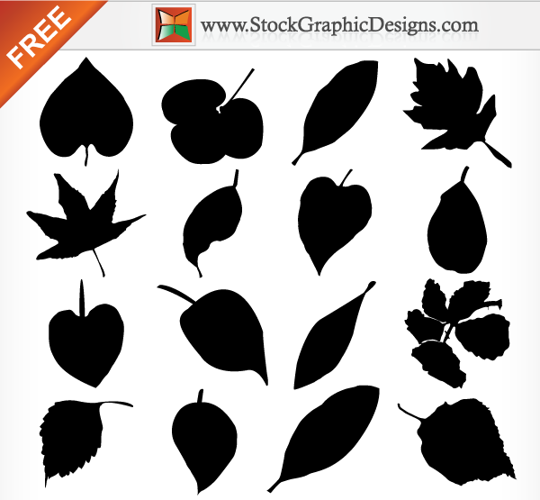 free vector Leaf Silhouettes Free Vector Graphics
