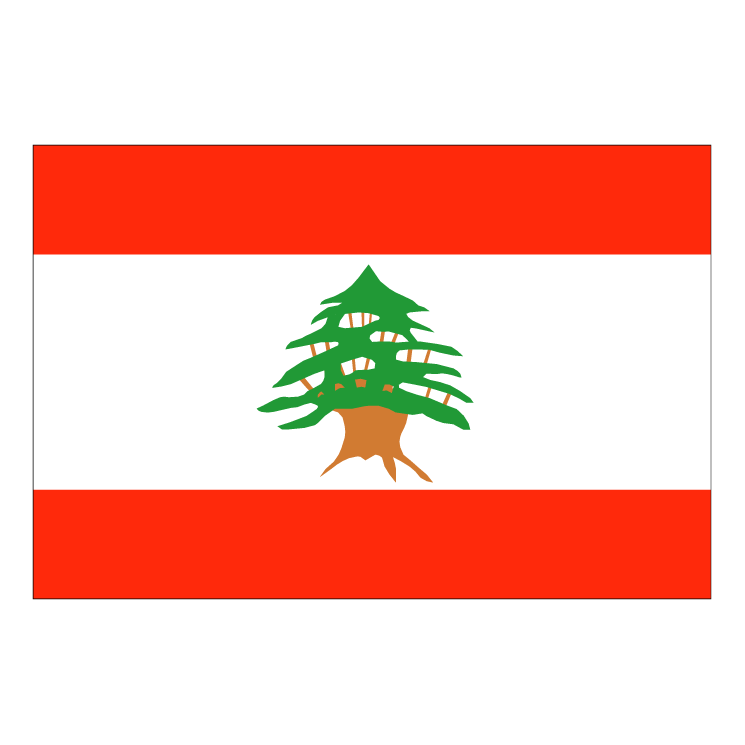 free vector Lebanon