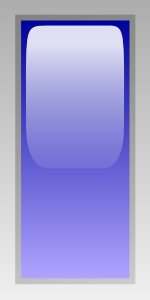 free vector Led Rectangular V (blue) clip art