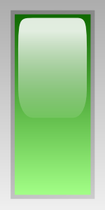 free vector Led Rectangular V (green) clip art