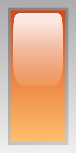 free vector Led Rectangular V (orange) clip art