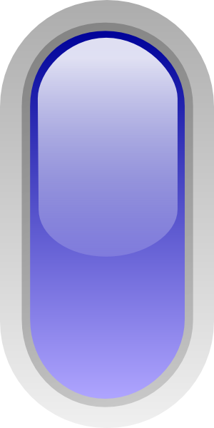 free vector Led Rounded V (blue) clip art