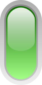 free vector Led Rounded V (green) clip art