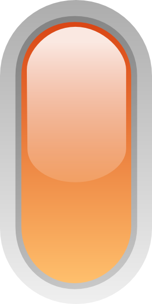 free vector Led Rounded V (orange) clip art
