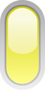 free vector Led Rounded V (yellow) clip art