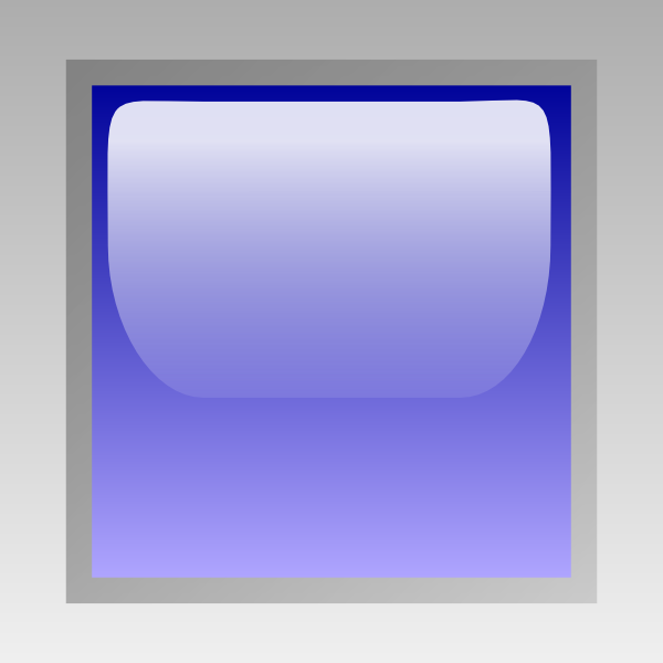 free vector Led Square (blue) clip art