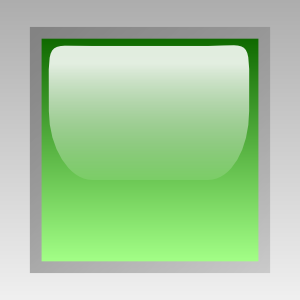 free vector Led Square (green) clip art
