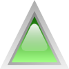 free vector Led Triangular 1 (green) clip art