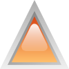 free vector Led Triangular 1 (orange) clip art