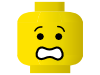 free vector Lego Smiley Scared clip art