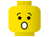 free vector Lego Smiley Shocked clip art