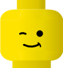 free vector Lego Smiley Wink clip art