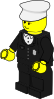 free vector Lego Town Policeman clip art