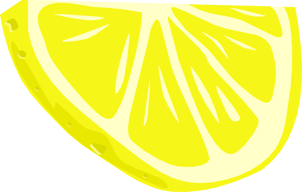 free vector Lemon (half Slice) clip art