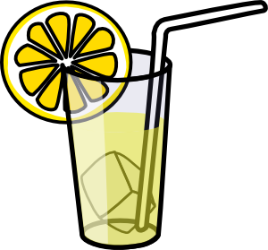 free vector Lemonade Glass clip art