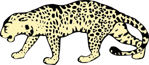 free vector Leopard clip art