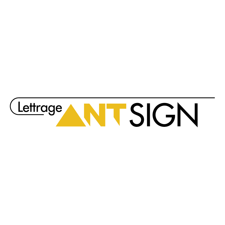 free vector Lettrage antsign enrg
