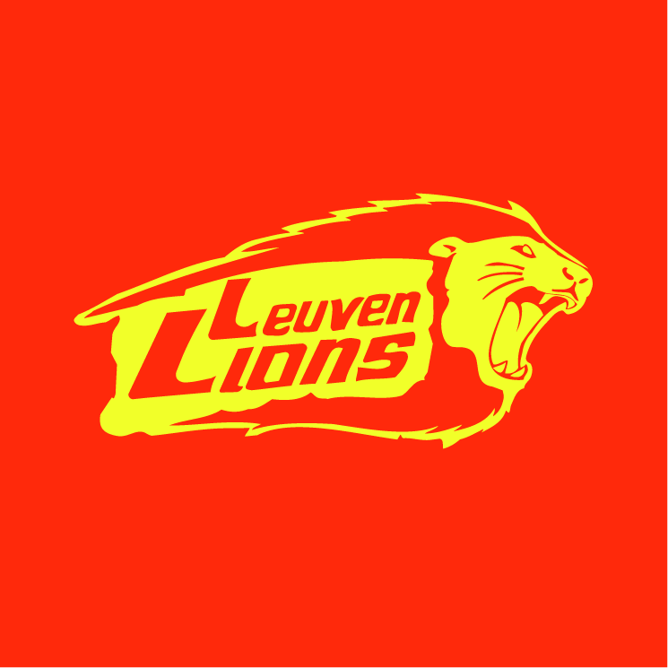 free vector Leuven lions