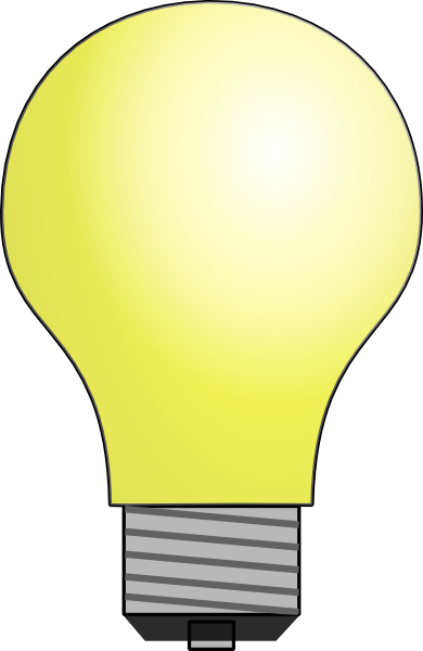 free vector Lightbulb clip art