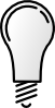 free vector Lightbulb-notlit clip art