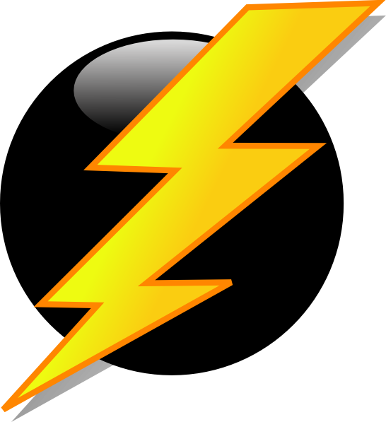 lightning clip art vector - photo #35