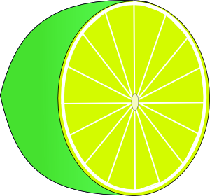 free vector Lime Half clip art