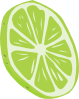 free vector Lime (slice) clip art