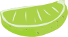 free vector Lime Wedge clip art